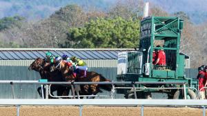 Radio TV television Oaklawn Park Gulfstream Park Smarty Jones Aqueduct Fair Grounds Turfway Park FanDuel TV NYRA America’s Day at the Races FS2 FS1 Byk RTN HRRN