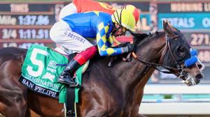 Imagination, Newgate Shine Sunday at Santa Anita for Baffert and Dettori