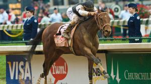 Mine That Bird Kentucky Derby Museum Mark Allen upset longshot legends Thoroughbred racing bourbon Minnick tourism Maker’s Mark