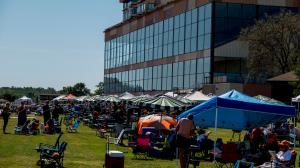 Horse Racing TV television radio Parx Racing Belmont at the Big A Churchill Downs Gulfstream Park Woodbine Pennsylvania Derby Cotillion FanDuel TV FS2 America’s Day at the Races RTN Steve Byk HRRN