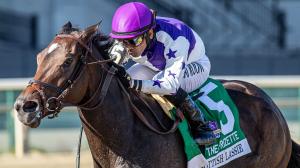 Breeders’ Cup Juvenile Fillies Frizette Belmont at the Big A Aqueduct Scottich Lassie McKinzie Jorge Abreu Jose Lezcano trainer owner jockey pedigree speed figure Parkland Thoroughbreds
