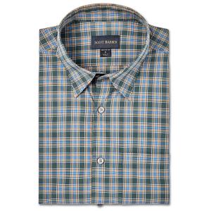 <a href="https://scottbarber.com/collections/see-all-sport-shirts/products/organic-poplin-casual-plaid-pine?variant=40300711936023">8. Organic Cotton Sportshirt</a>